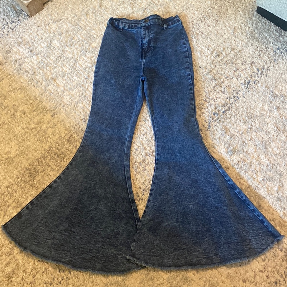 Girls Boutique dark wash denim flare jeans size 11/12 NEW